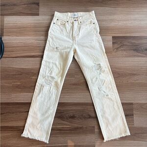BDG High Rise Ripped Cowboy Denim Jeans
